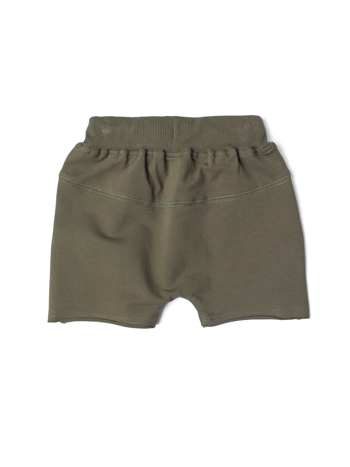 Raw Edge Harem Short | Dark Moss