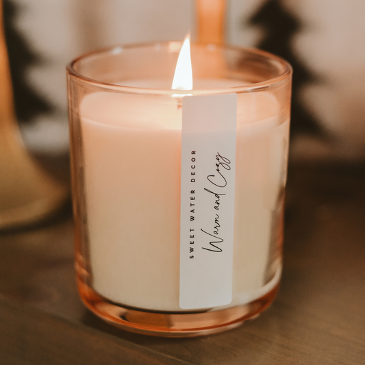 Warm and Cozy Soy Candle | 12 oz