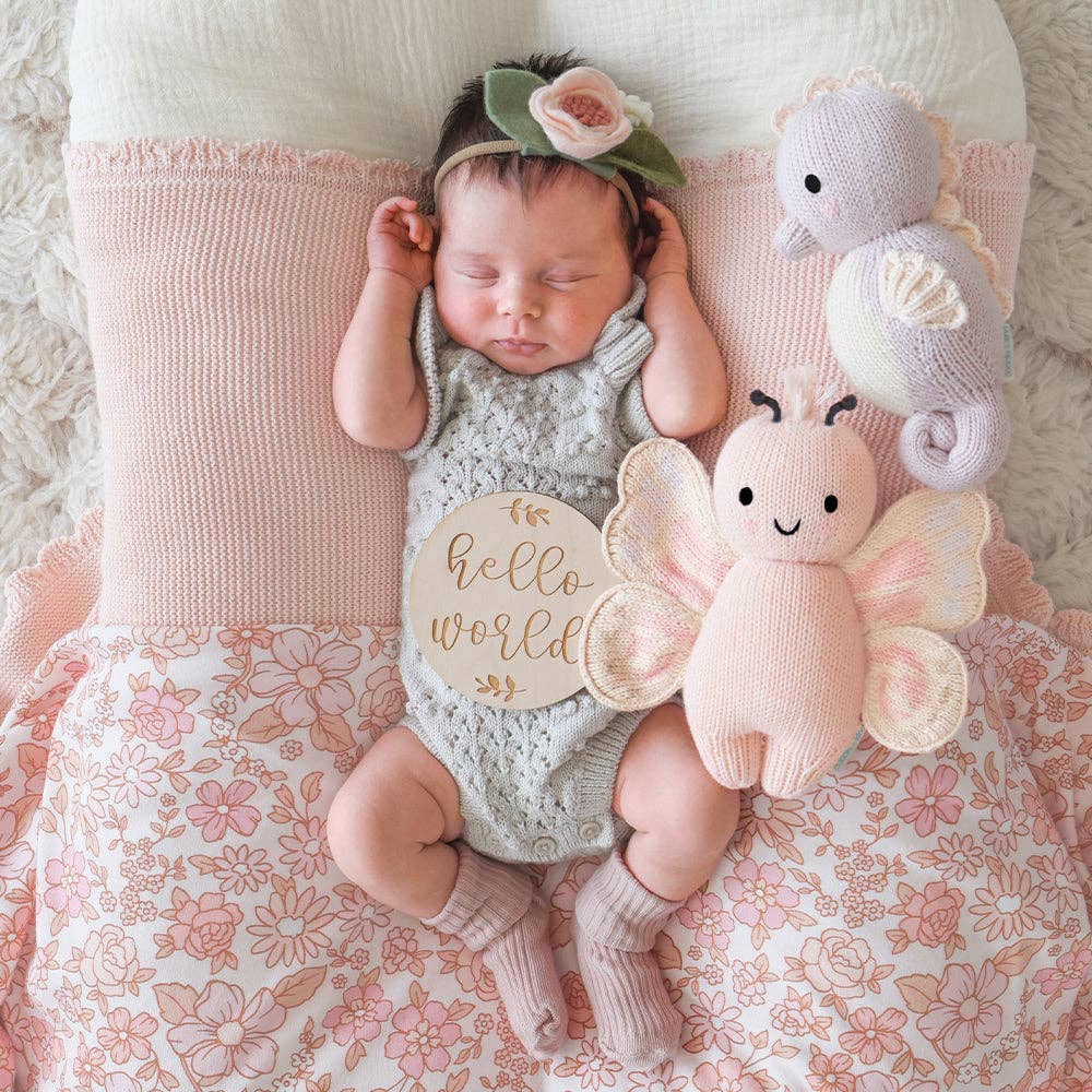 Baby seahorse (lilac) | cuddle+kind baby animal