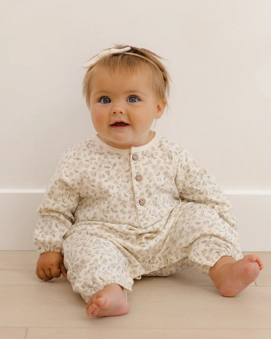 Henley Bubble Jumpsuit | Floret