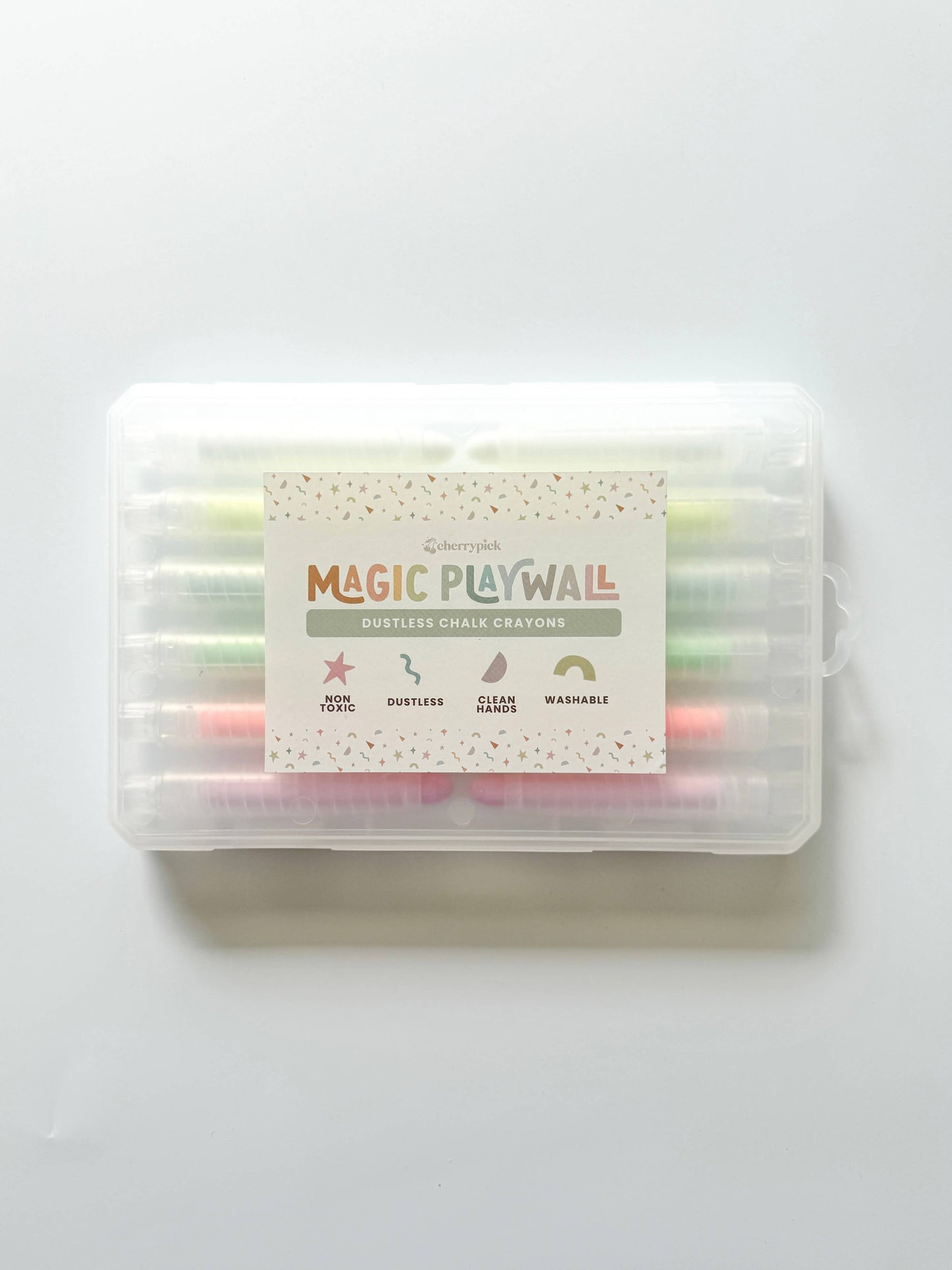 Dustless Chalk Crayons (Box of 12): Neon