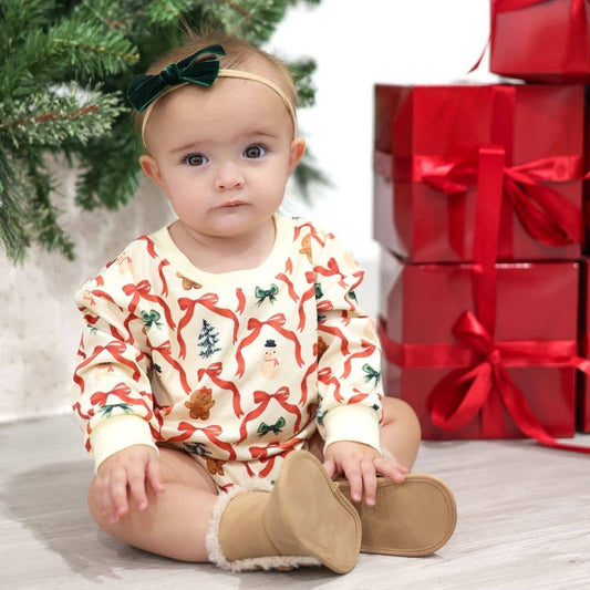 Christmas Cutie Long Sleeve Romper