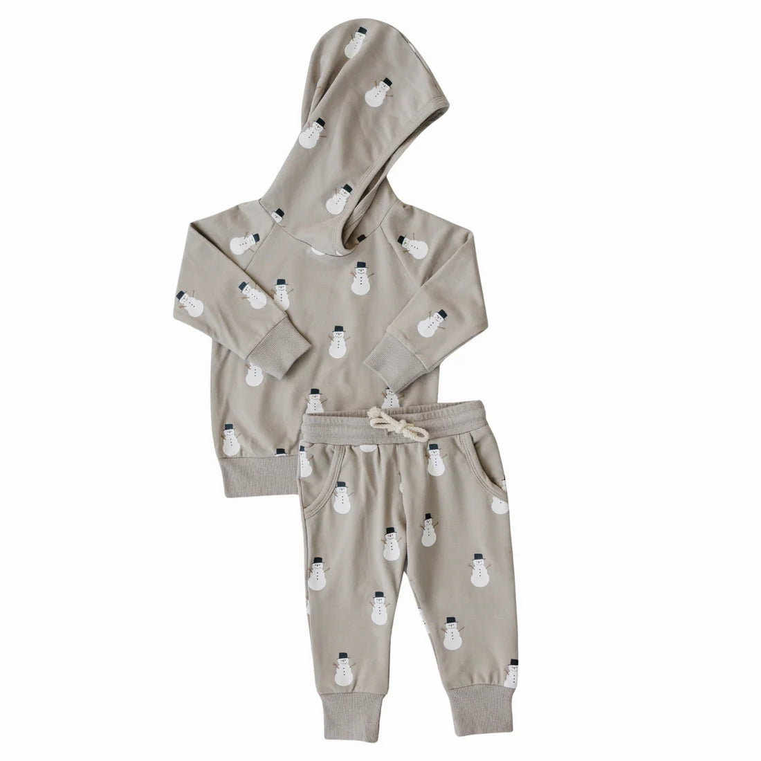 Hooded French Terry Set | Snowman