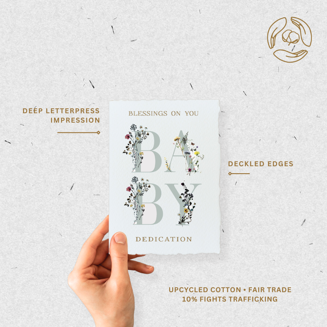 Blessings on Your Baby Dedication | Religious/Christian Greeting Card