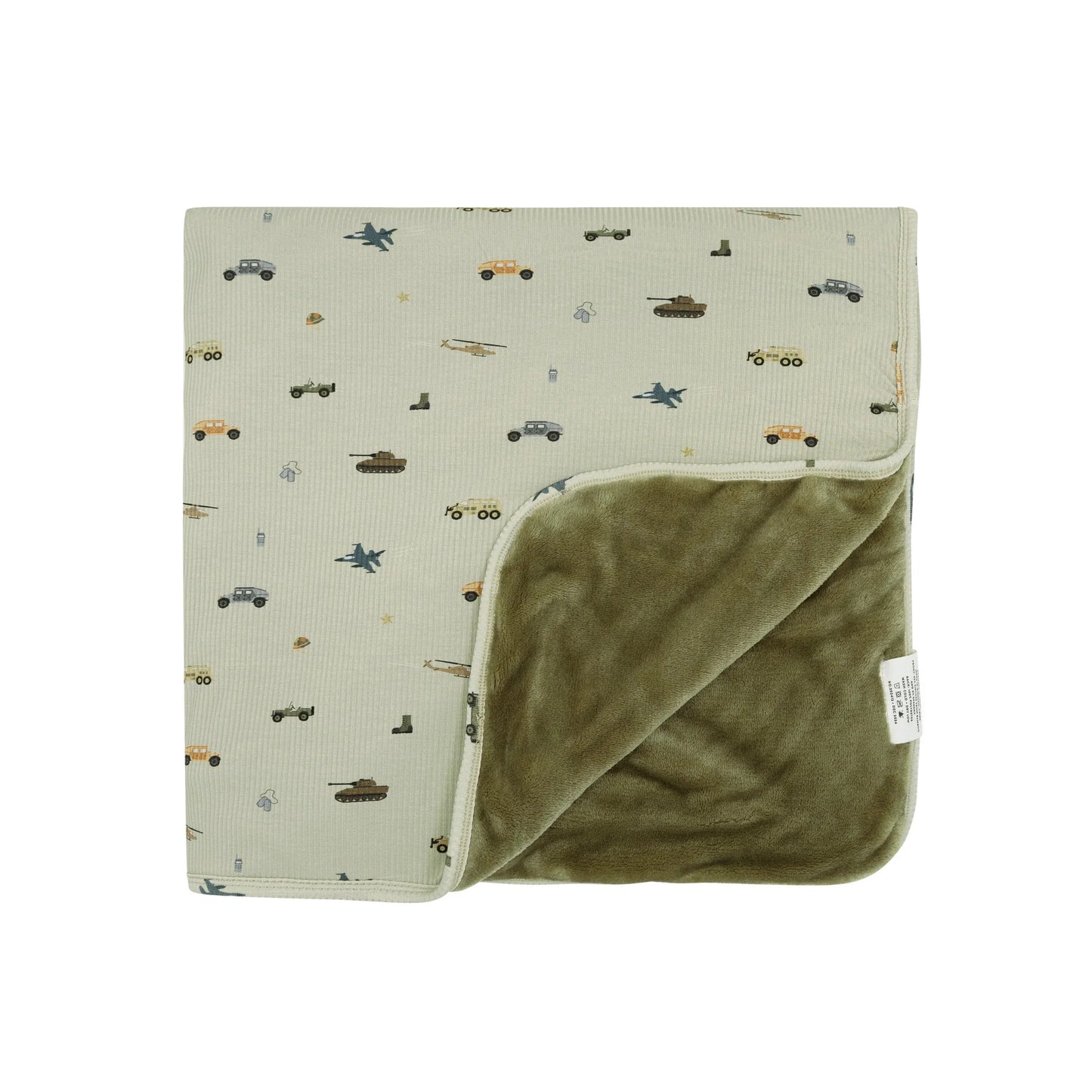 Military (Small Ribbed) | Bamboo Plush Blanket