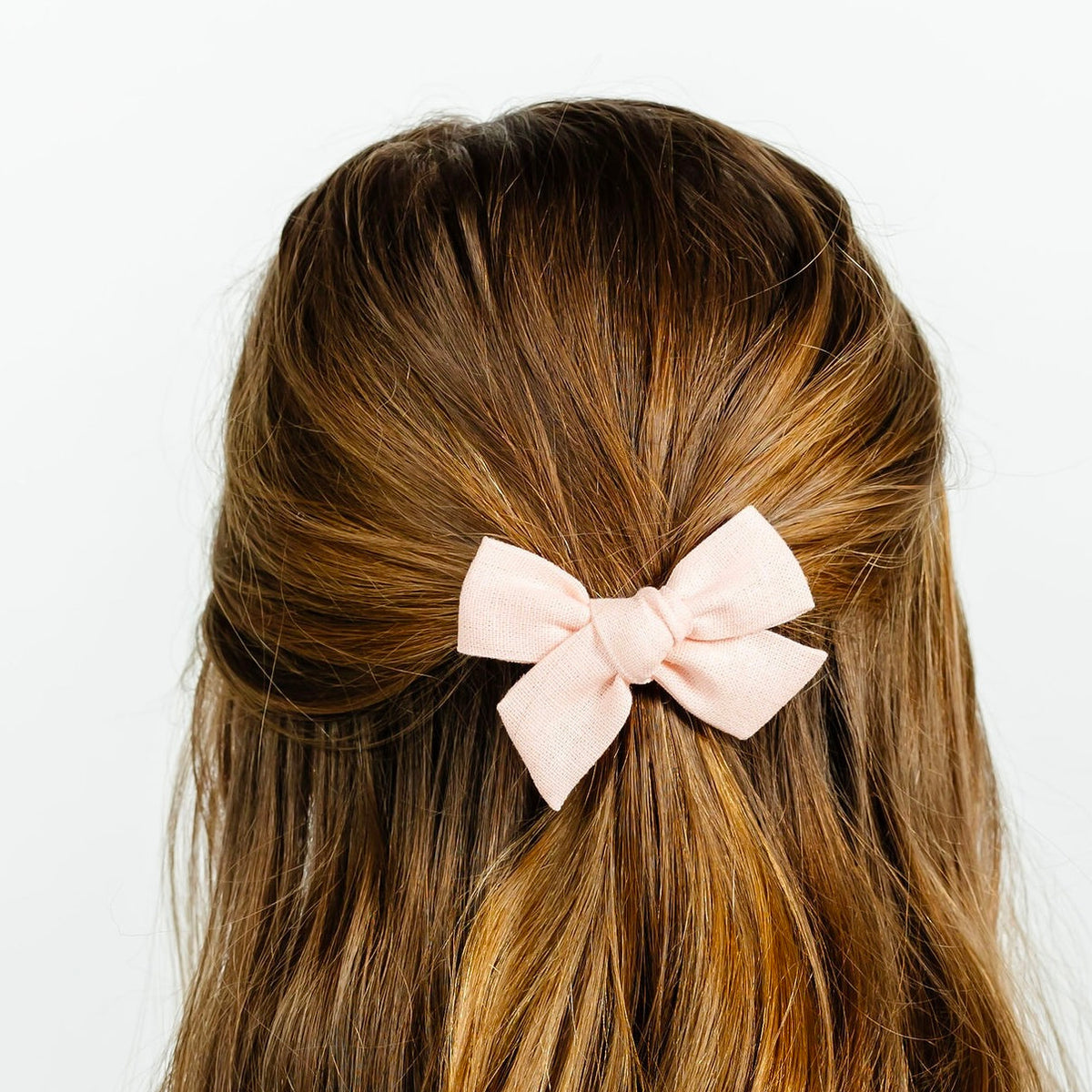 Lavender Linen Bow 3 Pack | Clips