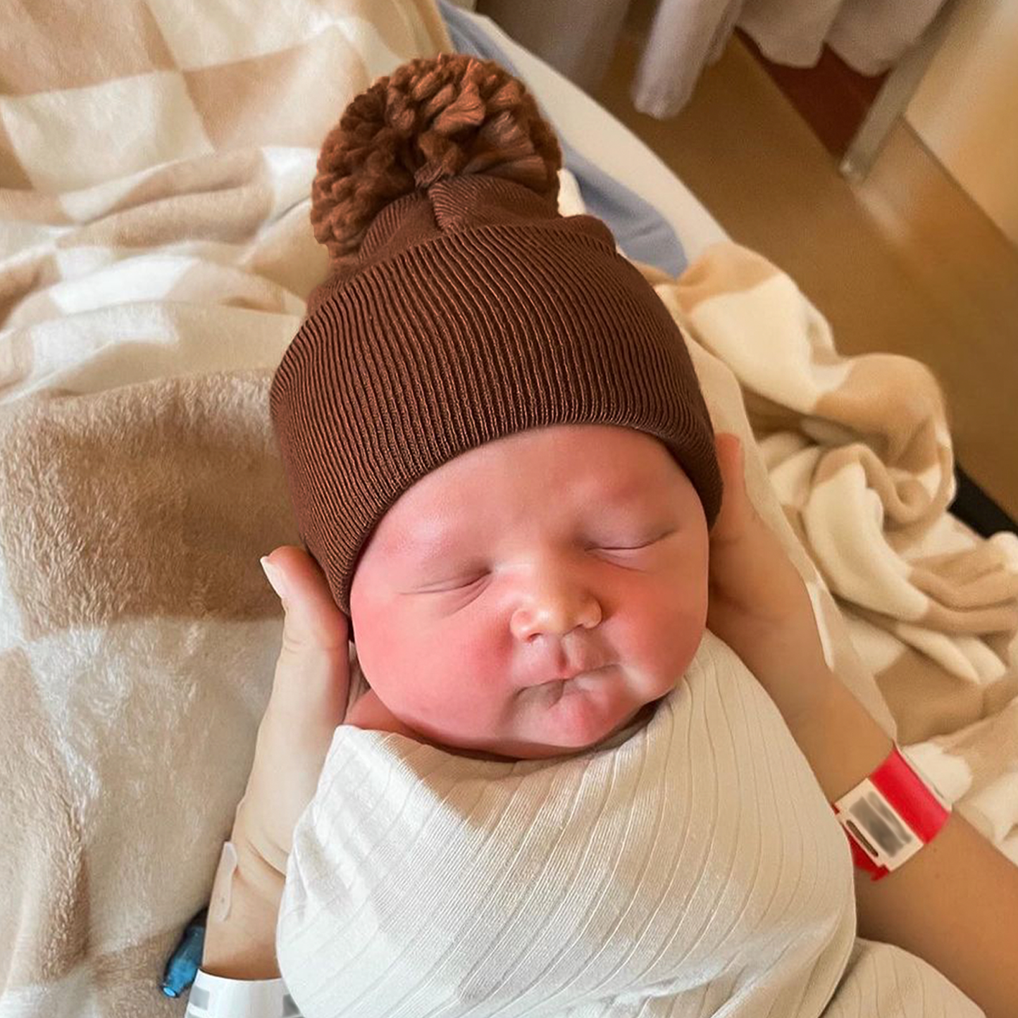 Baby's First Hat | Sandalwood Pom