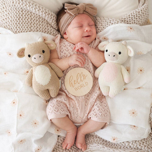 Baby cow (strawberry) | cuddle+kind baby animal collection