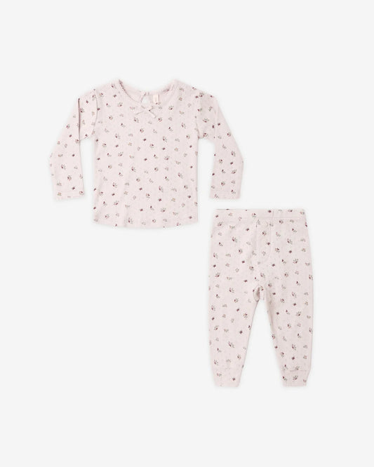 Pointelle Long Sleeve Tee + Legging | Heart Ditsy