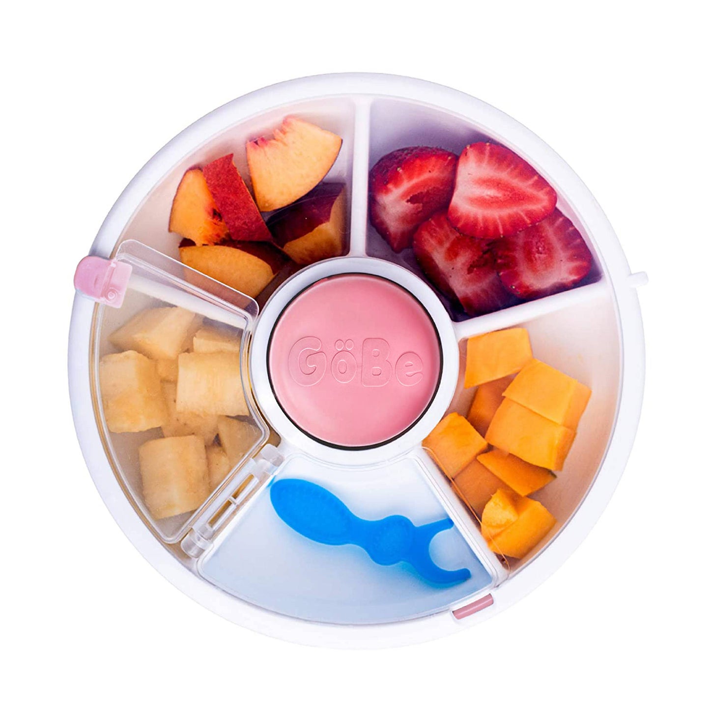 GoBe Kids Small Snack Spinner Flip | Travel Snack Box