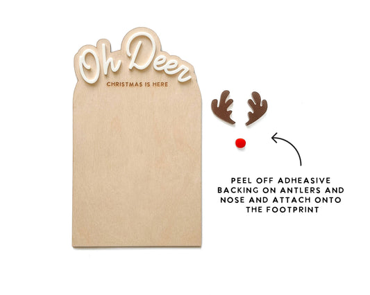 DIY Oh Deer Footprint | First Christmas Keepsake