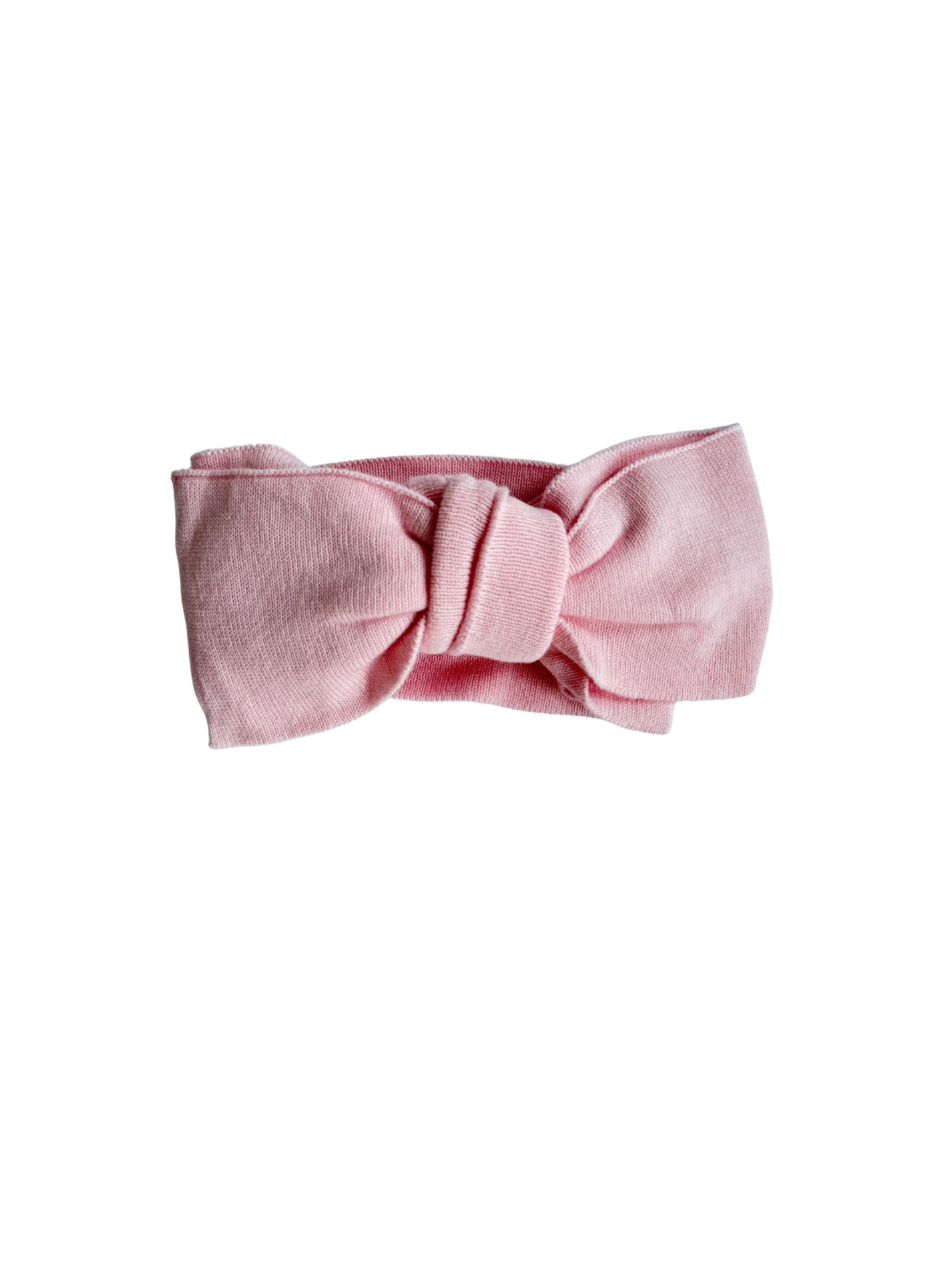 Classic Bow Headband :Powder Pink / 0-12m