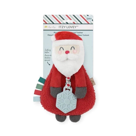 Holiday Itzy Lovey™ Plush + Teether Toy | Santa