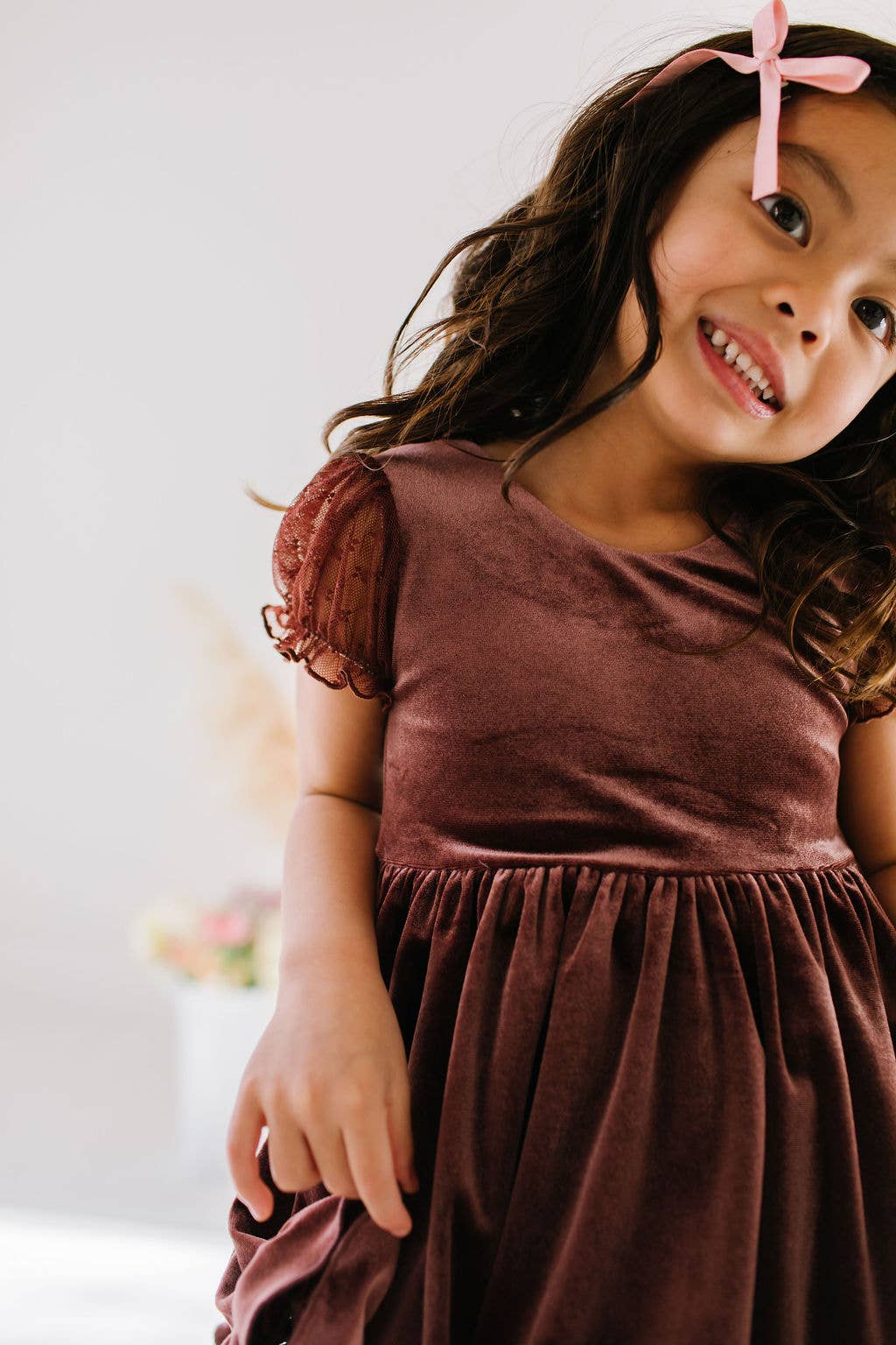 Eleanor Dress in Cocoa Blush