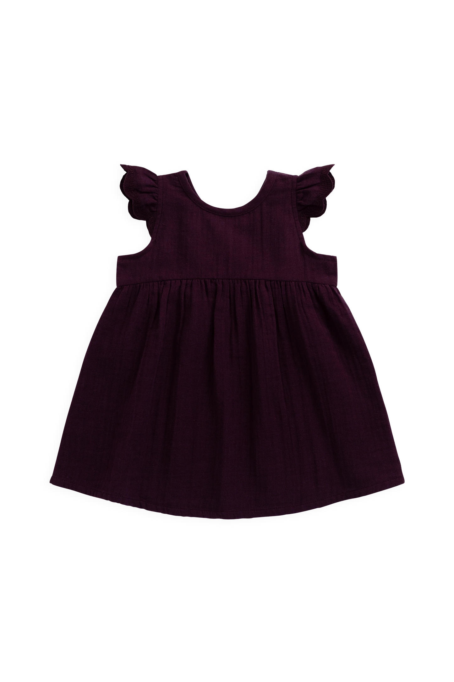 Organic Cotton Muslin Lace Dress | Fig