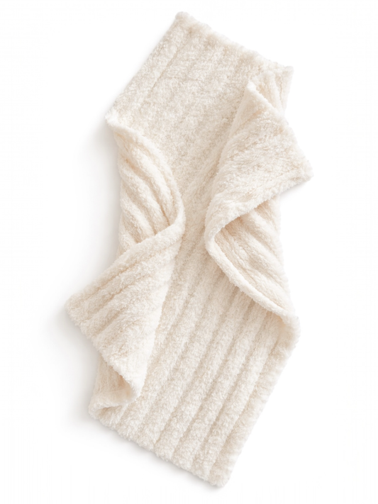 Phufy® Bliss Wave Mini Blanket, Cream