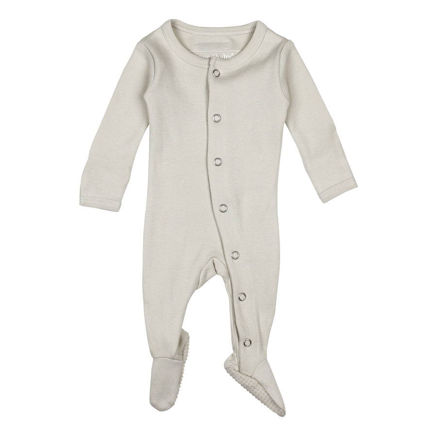 Stone Footed Sleeper | Snap Buttons