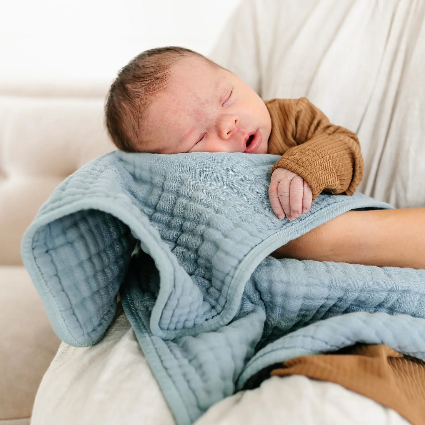 Cloud Muslin Burp Cloth 2 Packs (Multiple Color Options)