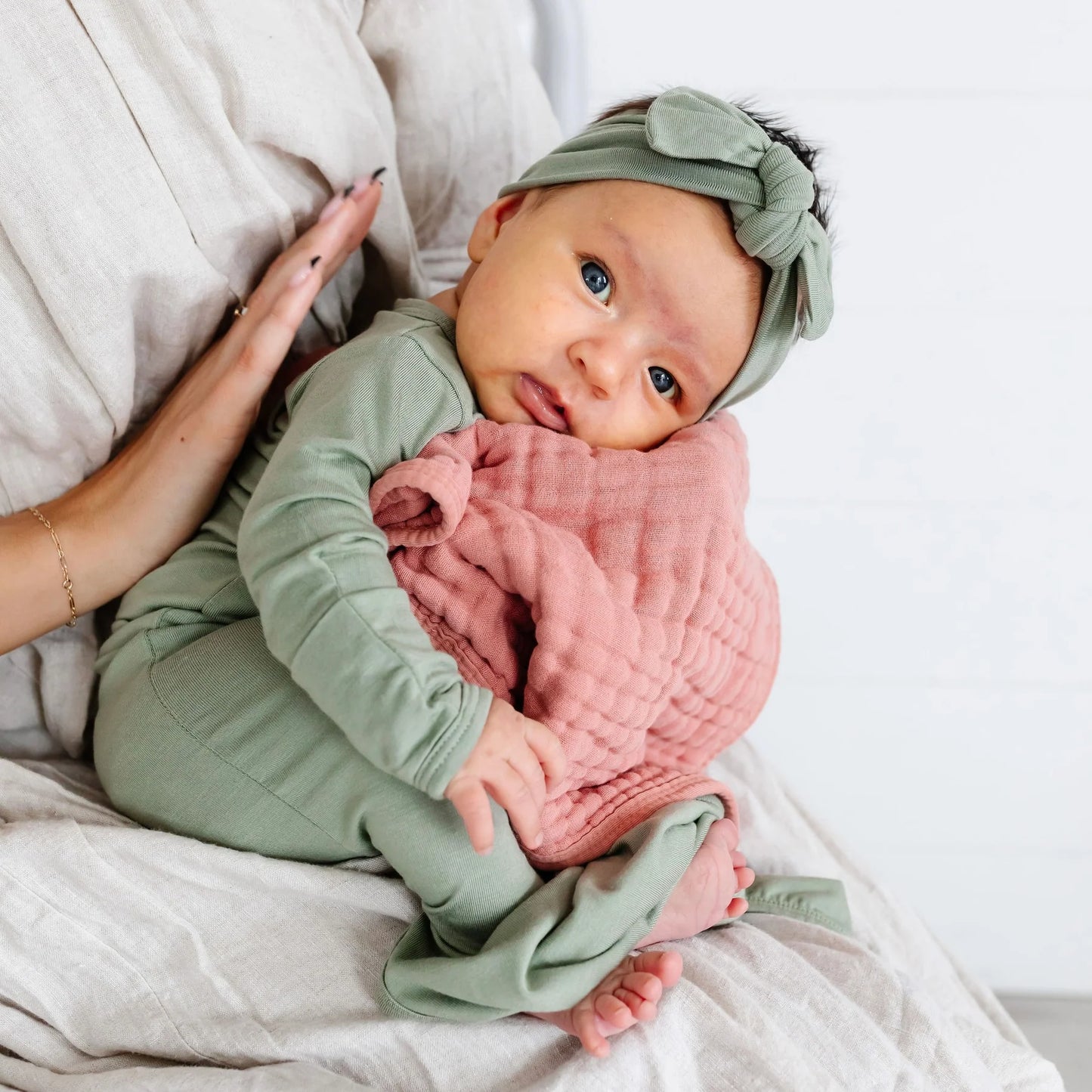 Cloud Muslin Burp Cloth 2 Packs (Multiple Color Options)
