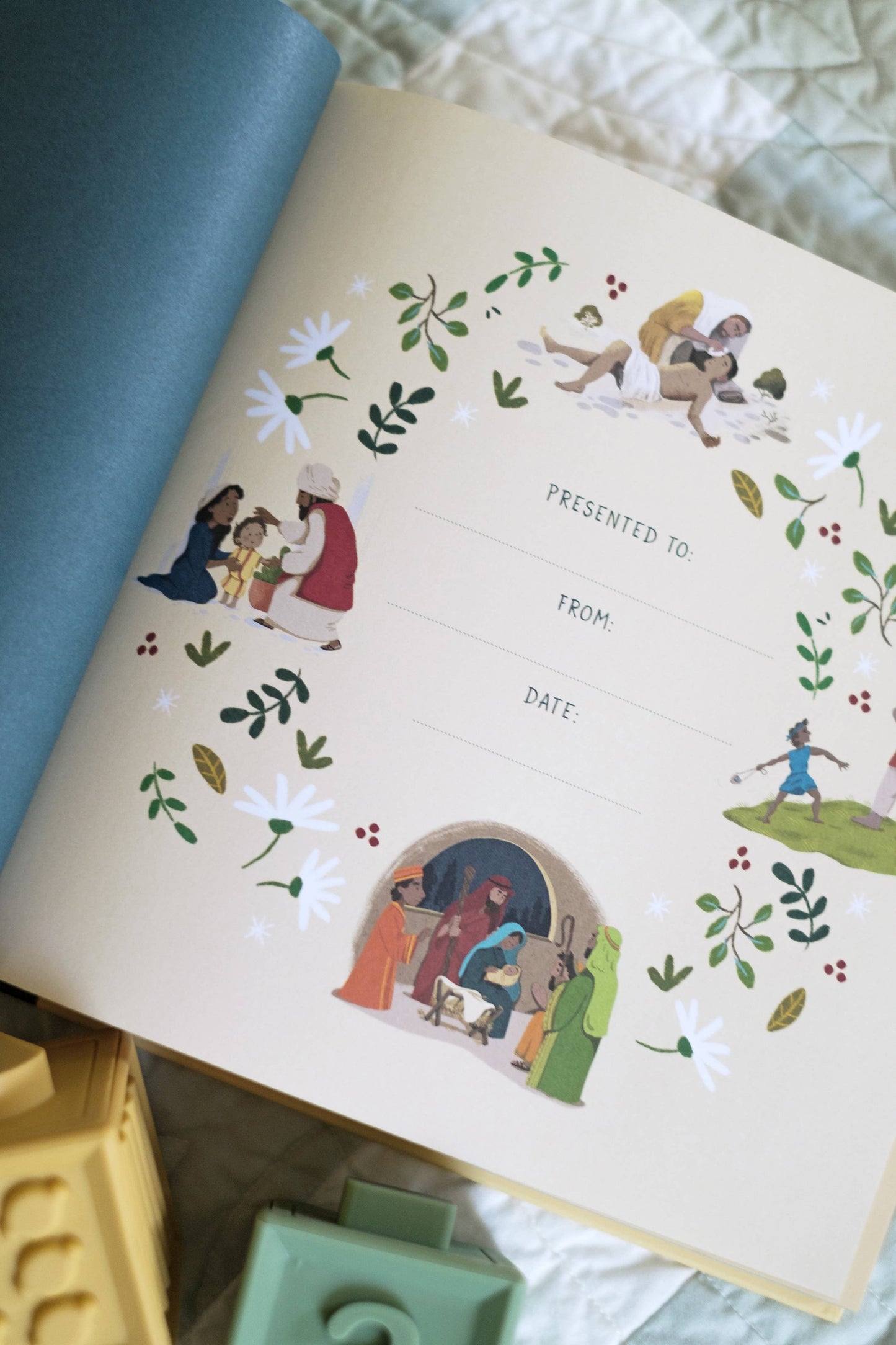 A Year of Bible Stories and Prayers | Hardcover Book