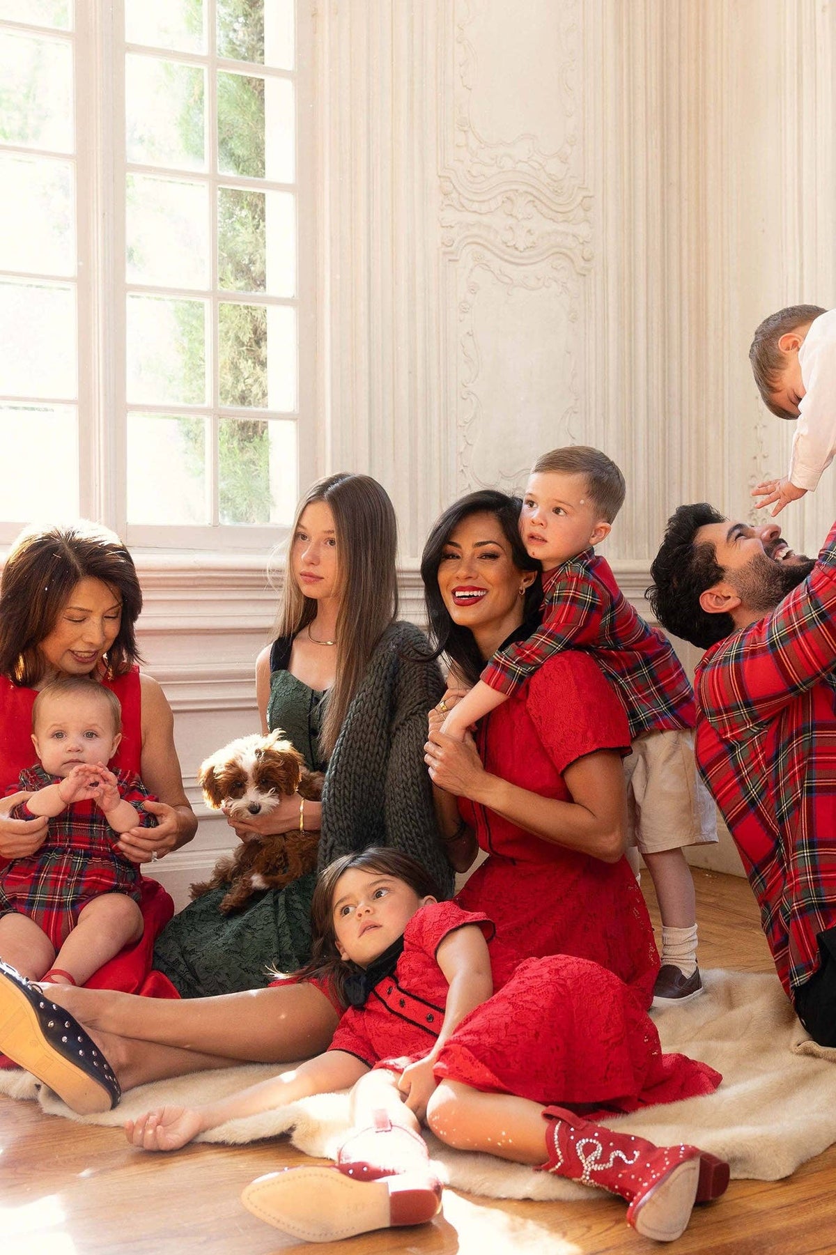 Madeline Romper | Holiday Plaid