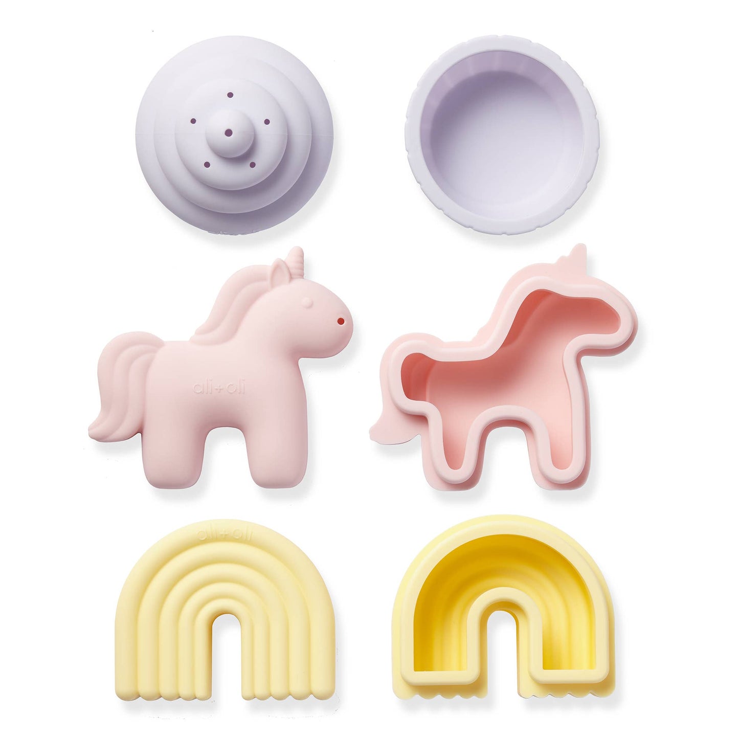Unicorn Theme Squirt Water Bath Toy Set