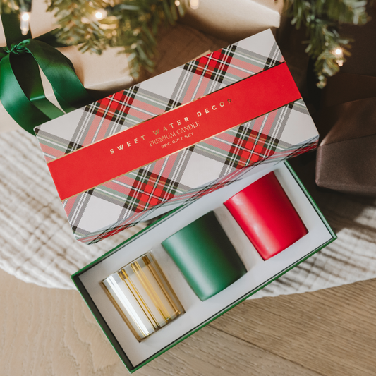 Soy Christmas Candle Gift Box Set
