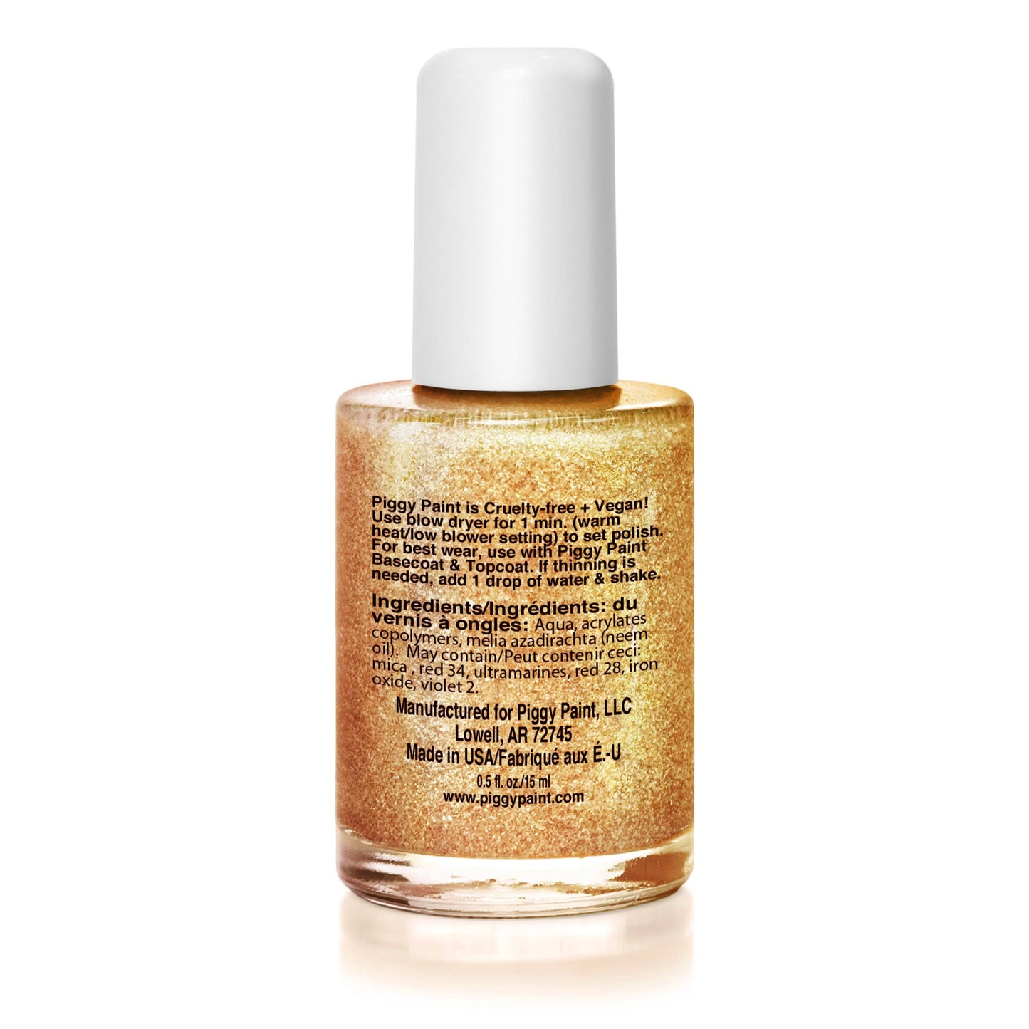 Heart of Gold Non-Toxic Kids Nail Polish