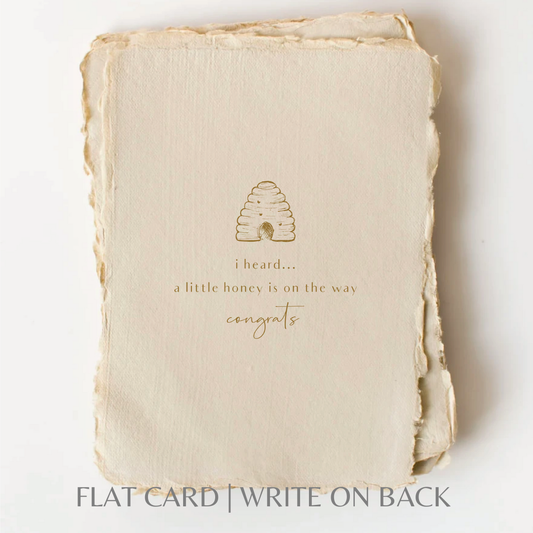 A Little Honey On The Way | Greeting Card + Decor