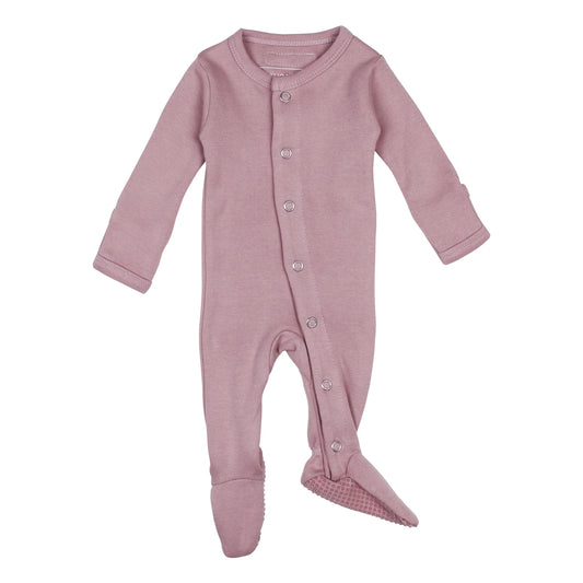 Lavender Footed Sleeper | Snap Buttons