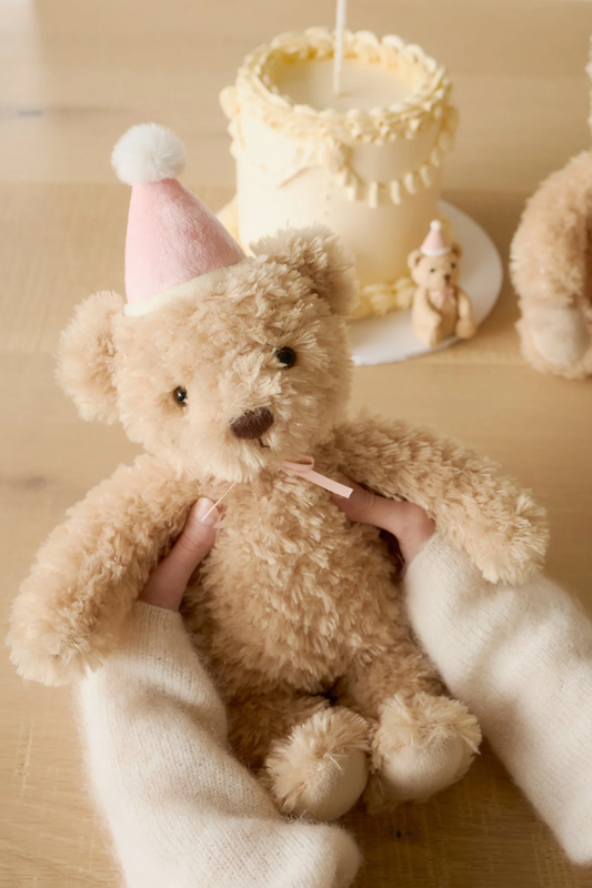 Arthur the Bear | Pink Fairy Birthday Hat