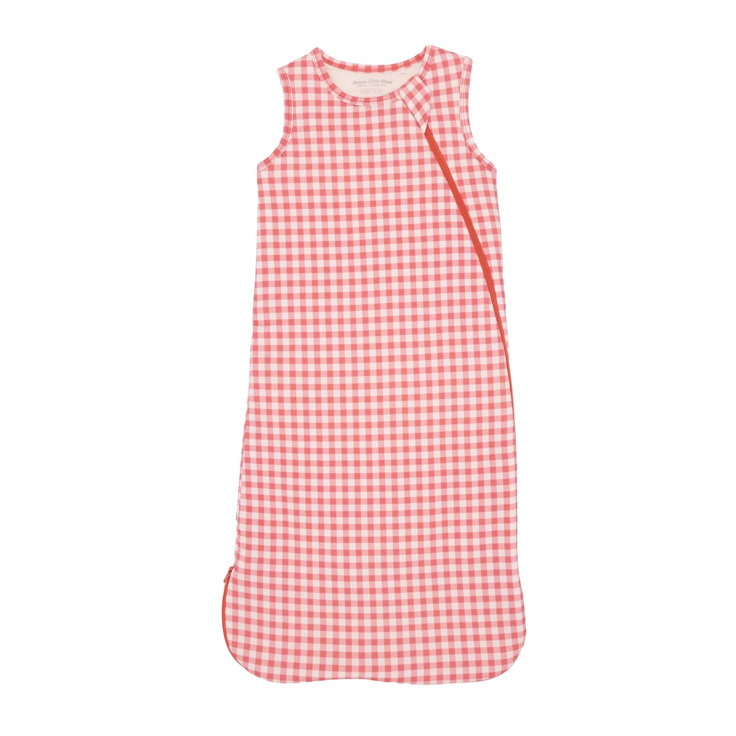Bamboo Sleep Sack 1.0 | Mauve Small Gingham