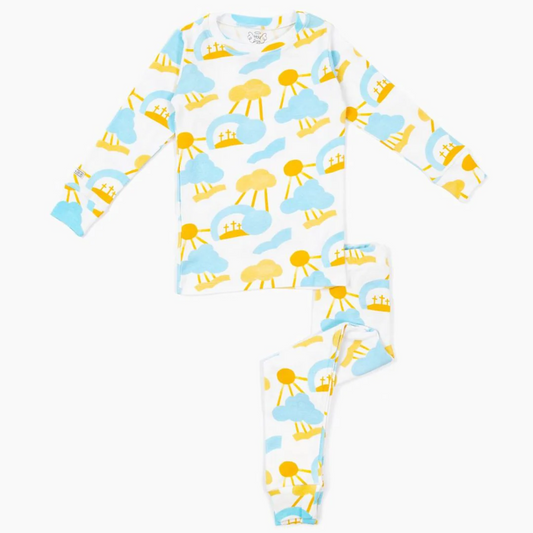 Easter PJ Long Sleeve Set | Happy Easter!