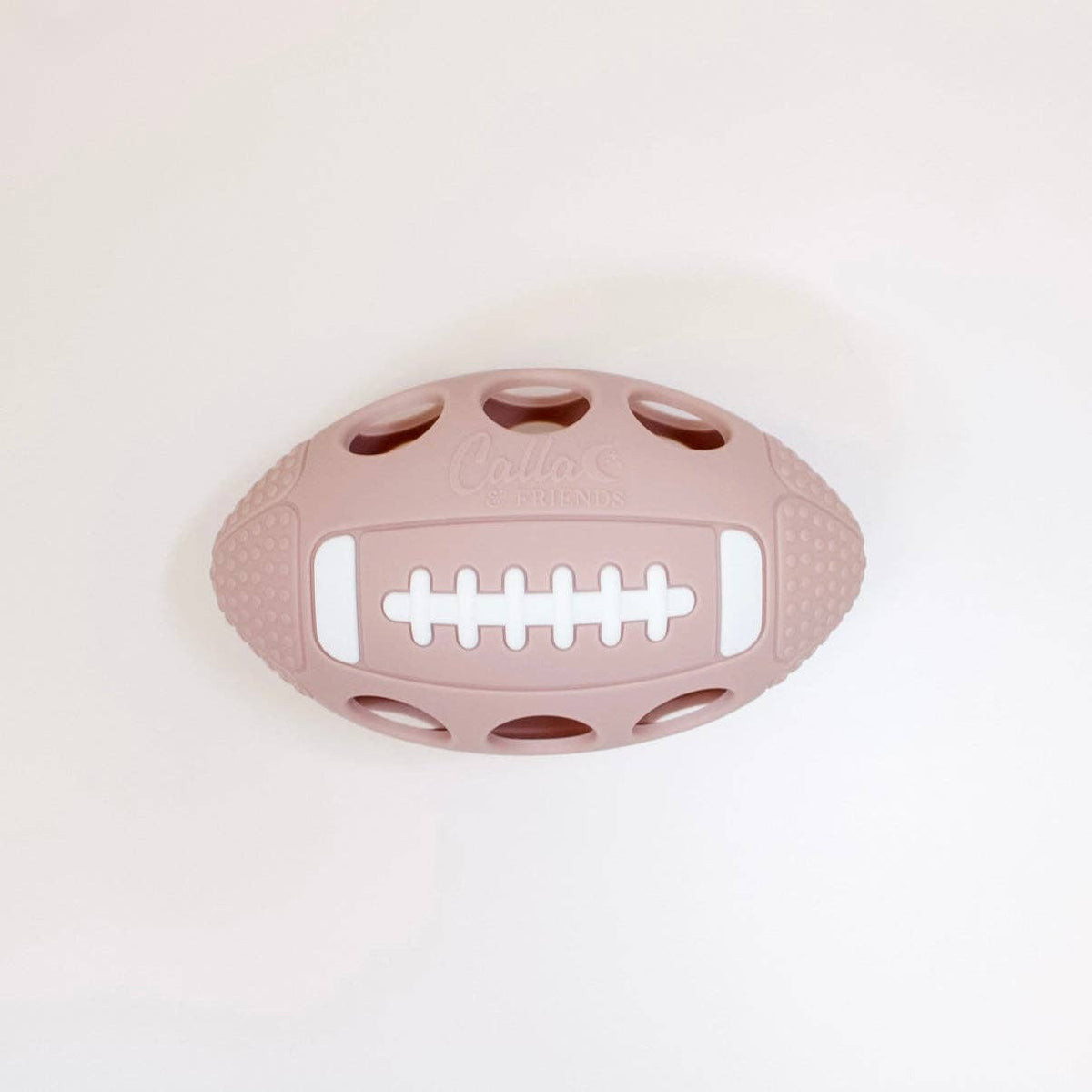 Touchdown Silicone Teether | Petal Pink or Fawn