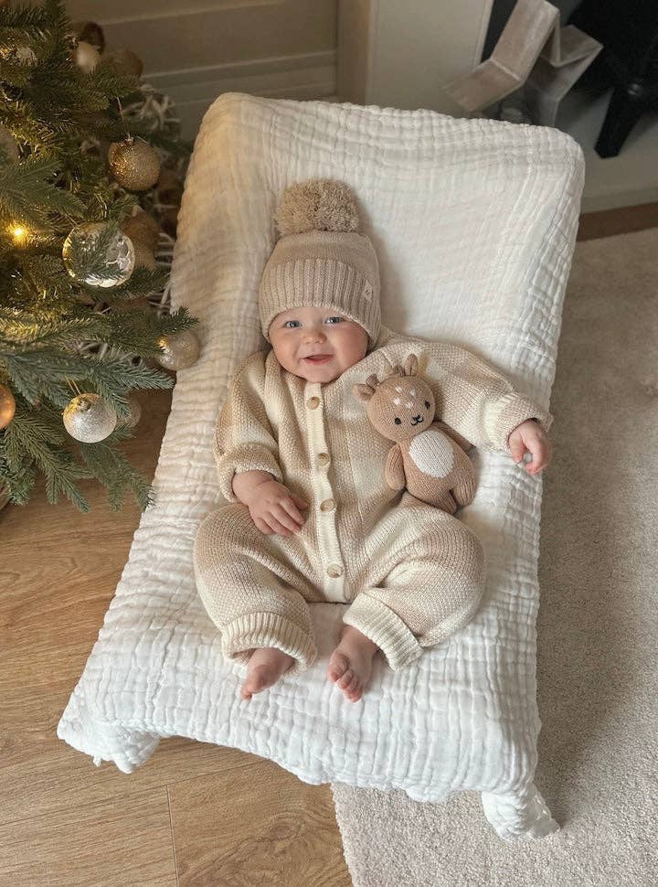 Gingham Knit Jumpsuit