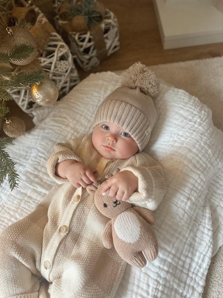 Gingham Knit Jumpsuit