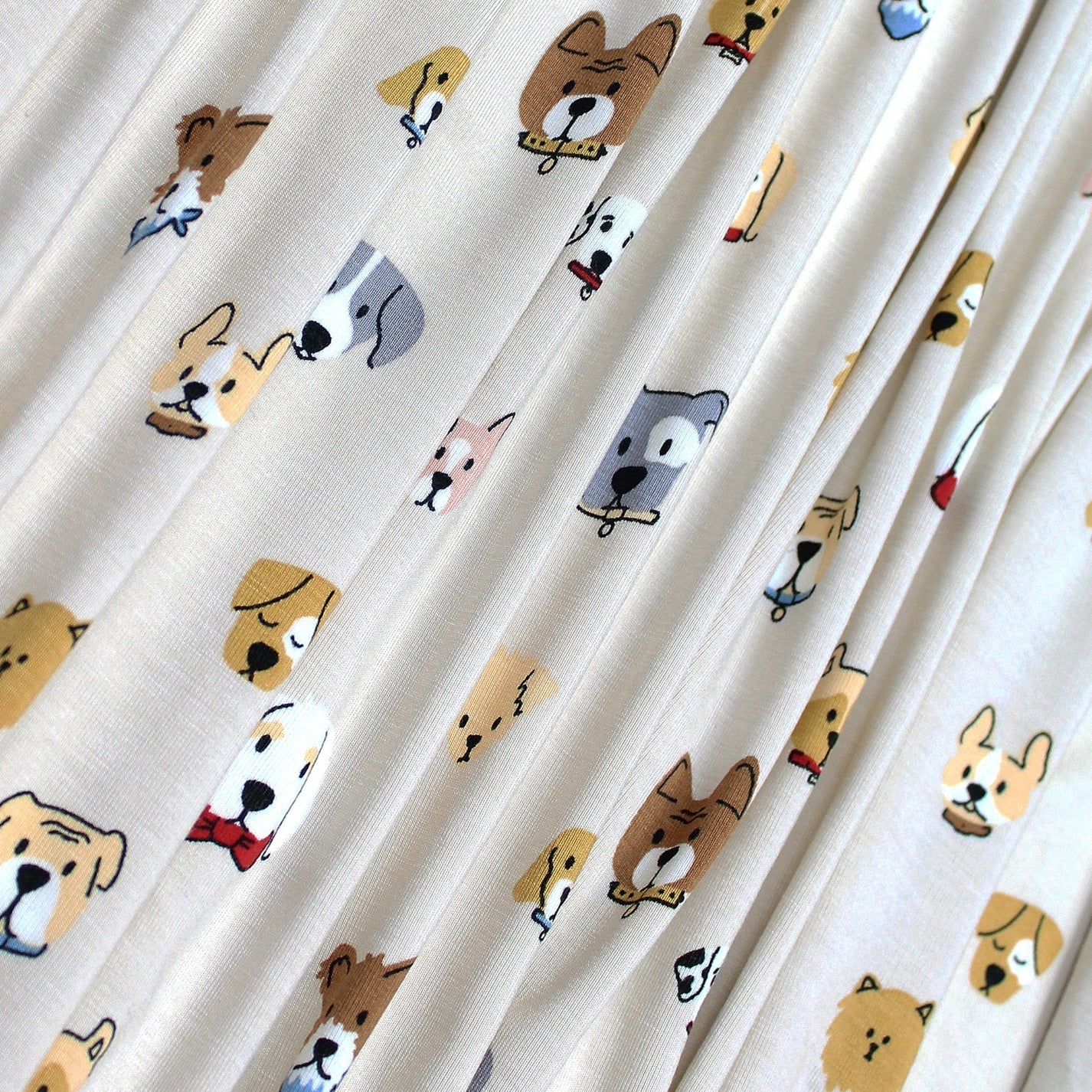 Bamboo + Plush Blanket | Neutral Dog