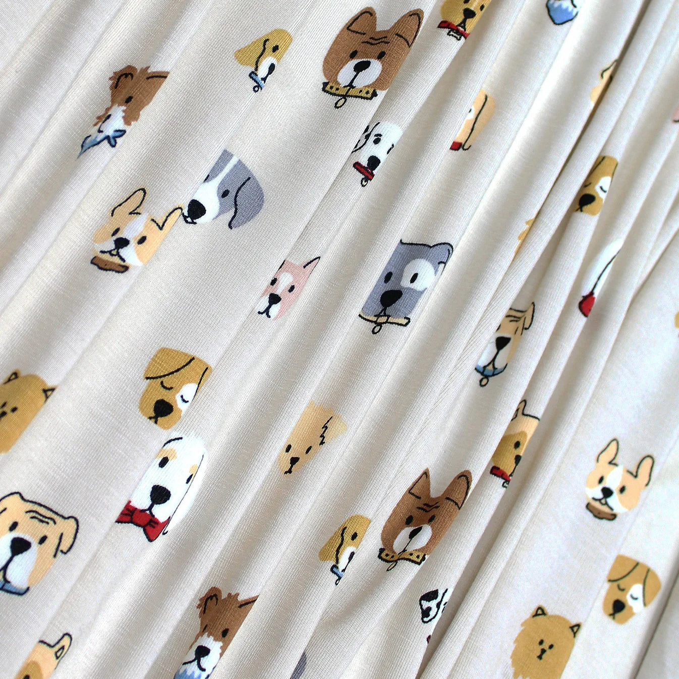 Bamboo Pajama Set | Neutral Dogs