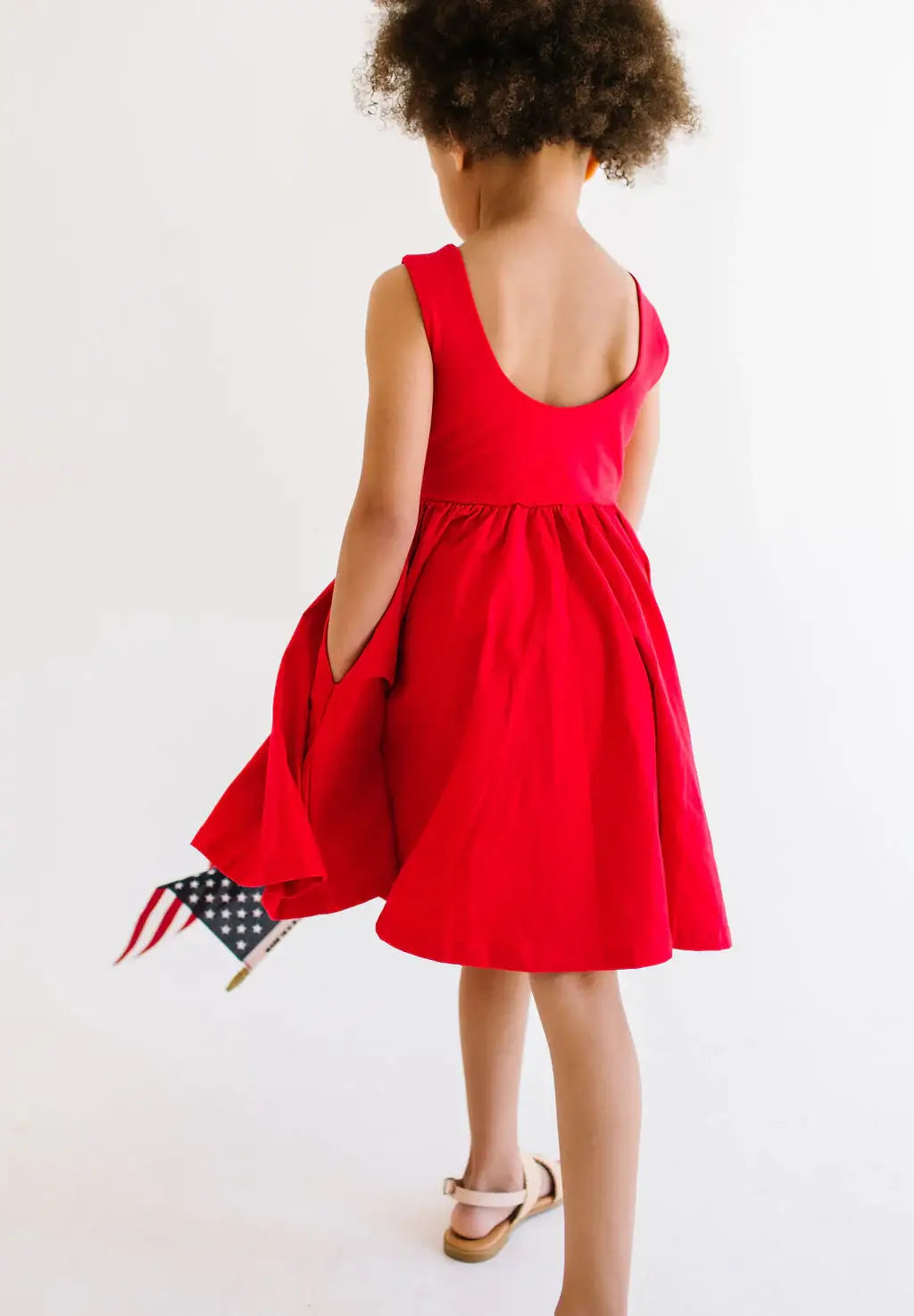 Tank Dress in Scarlet