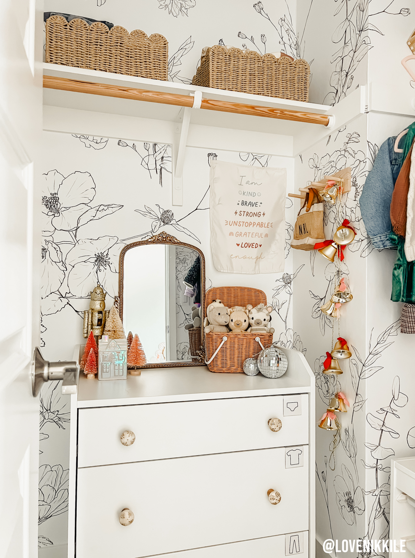 Affirmations Banner (Muted Rainbow) | Kids Wall Hanging