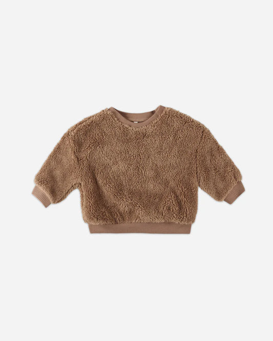Drop Shoulder Sweatshirt | Caramel