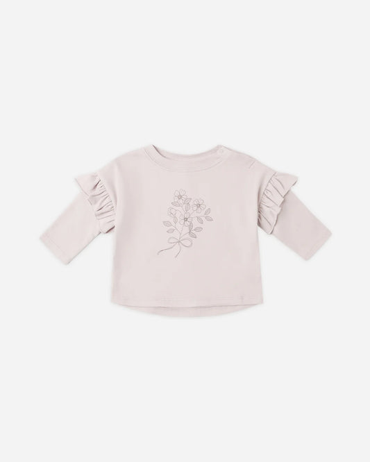 Ruffle Long Sleeve Tee | Fleur