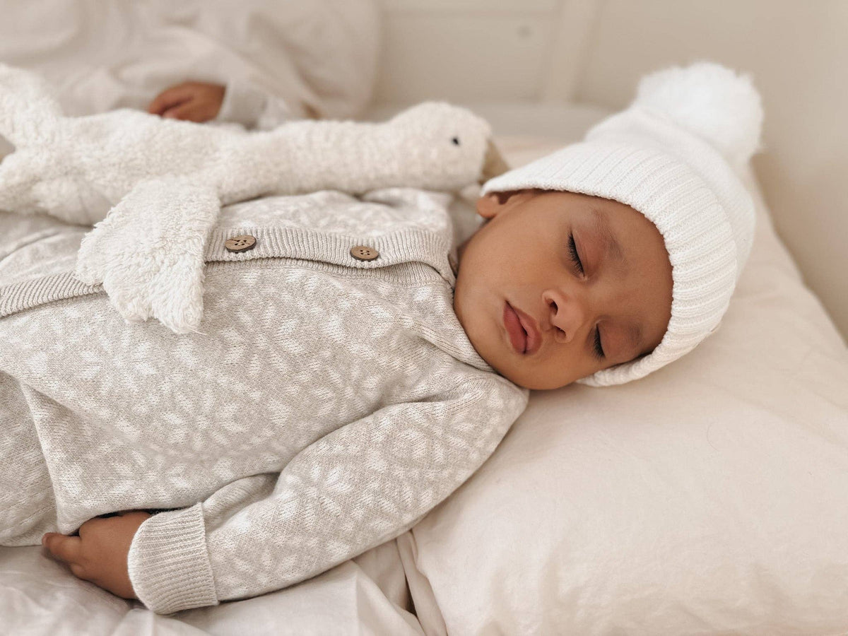 Ski Chalet Knit Jumpsuit | Natural