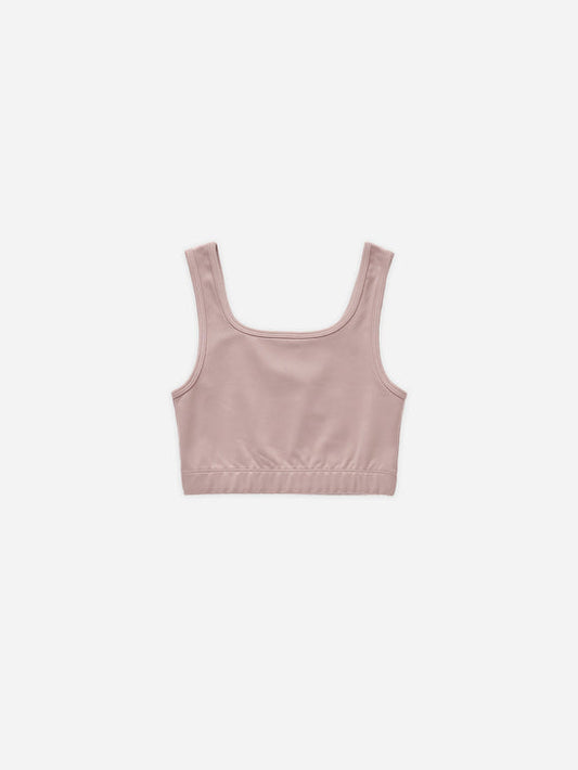 Crop Fitted Tank | Mauve