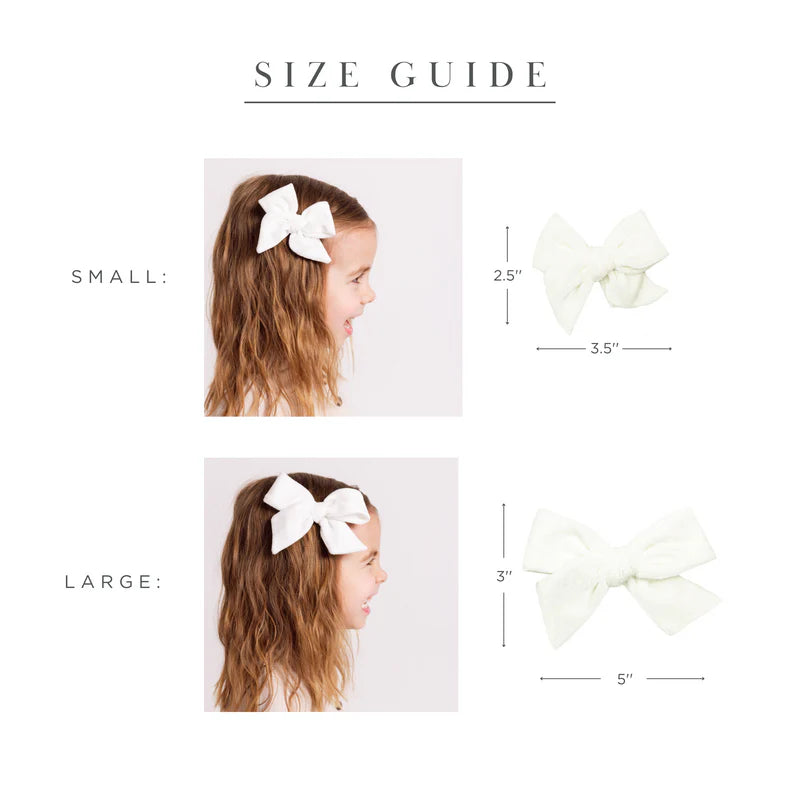 Cinnamon Velvet Bow | Clip