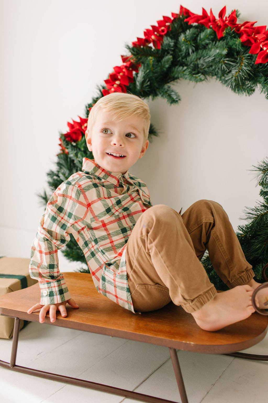 Button Down in Classic Plaid