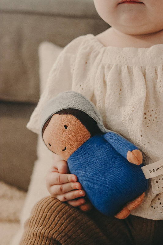 Mary Plush Rattle Doll