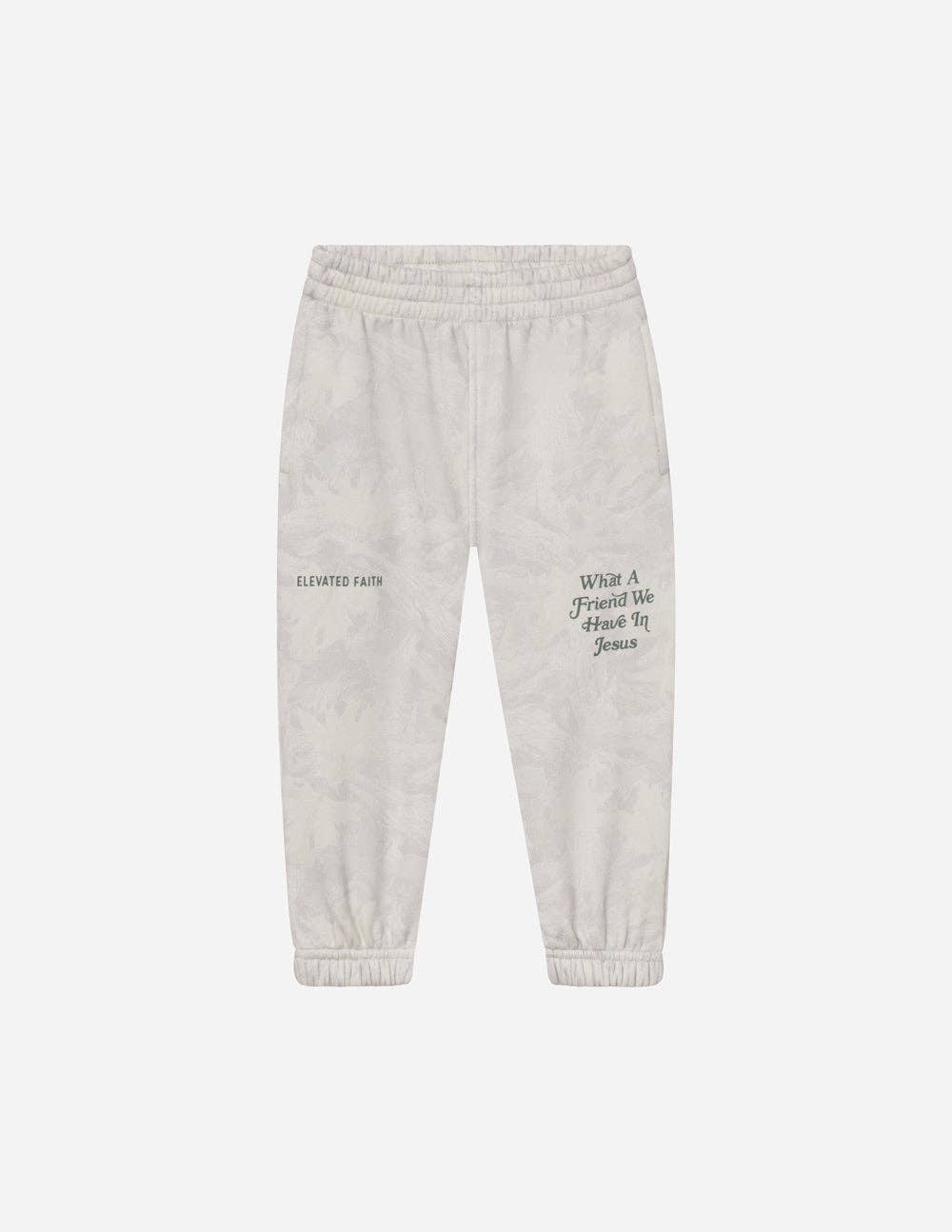 What a Friend in Jesus | Camo Kids Sweatpant