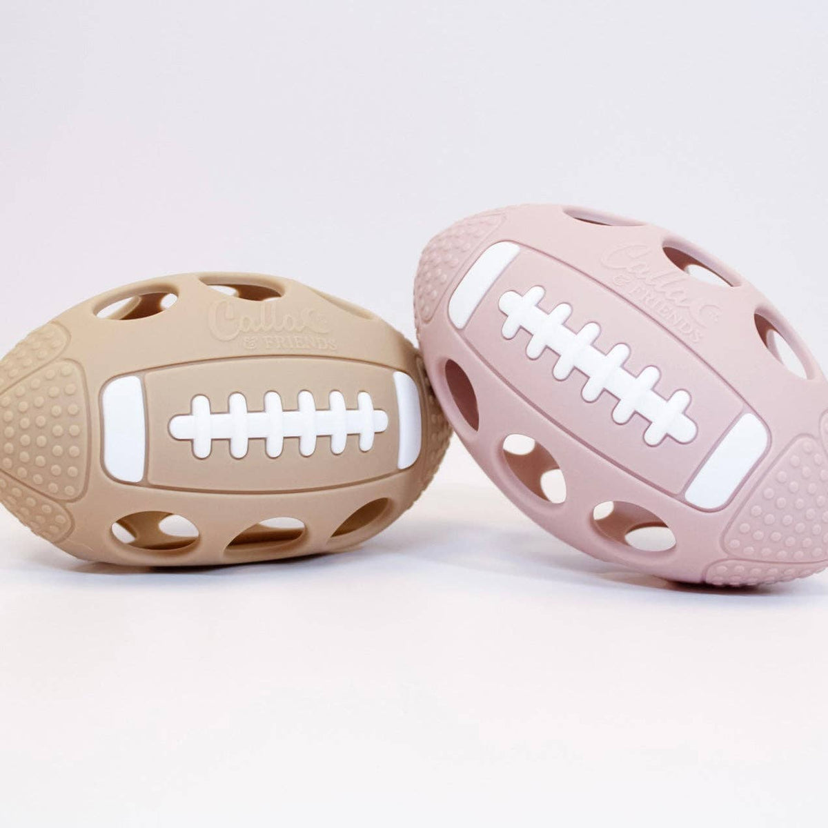 Touchdown Silicone Teether | Petal Pink or Fawn