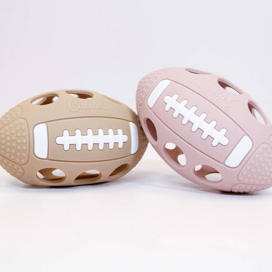 Touchdown Silicone Teether | Petal Pink or Fawn